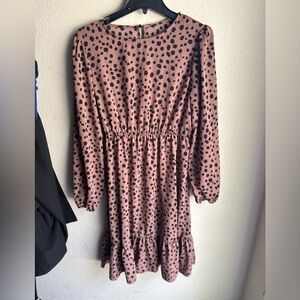 Mauve leopard SHEIN dress
